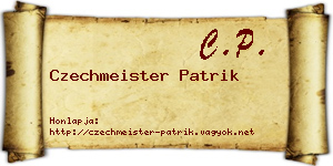 Czechmeister Patrik névjegykártya